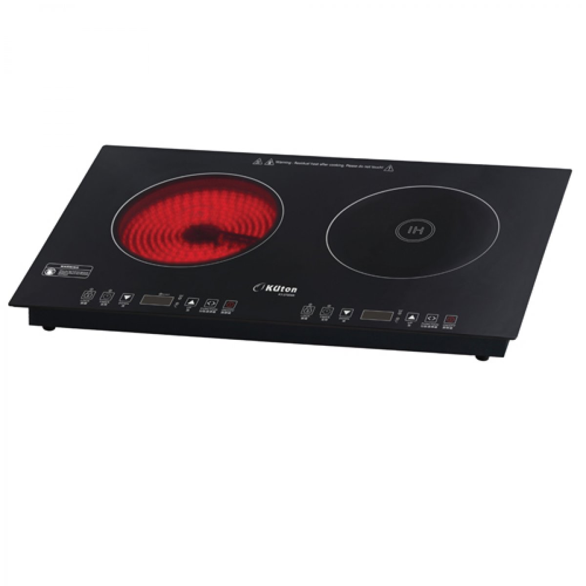 國騰 Kuton KT-272DIR 65cm 嵌入式電磁電陶爐 - 2800W智能共享火力